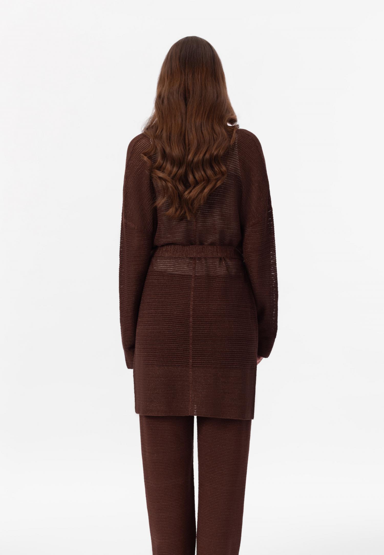 Кардиган з шовку та бавовни